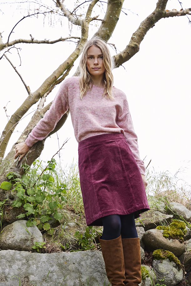 FRANSA MITTY SKIRT - TAWNY PORT