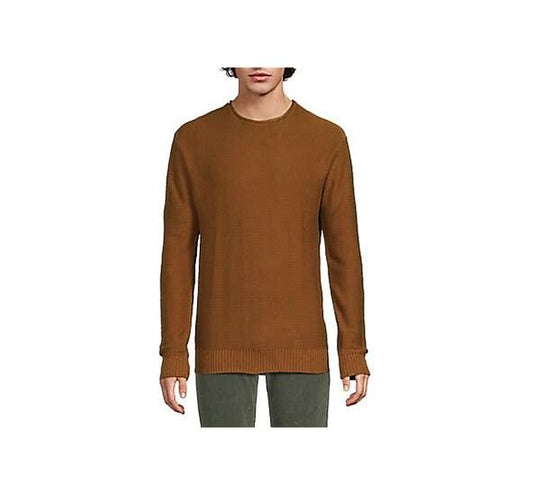 HEDGE RUBBER CREWNECK SWEATER