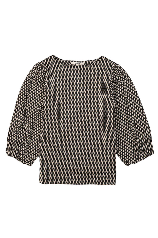 GARCIA BLACK PRINT SWEATER