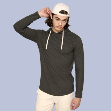 HEDGE MENS HOODIE IN OXFORD GREEN