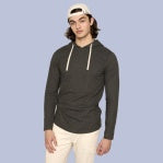 HEDGE MENS HOODIE IN OXFORD GREEN