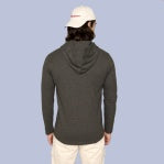 HEDGE MENS HOODIE IN OXFORD GREEN