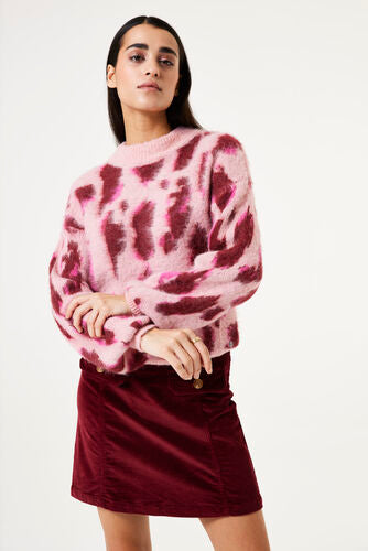 GARCIA BURGUNDY CORDUROY SKIRT