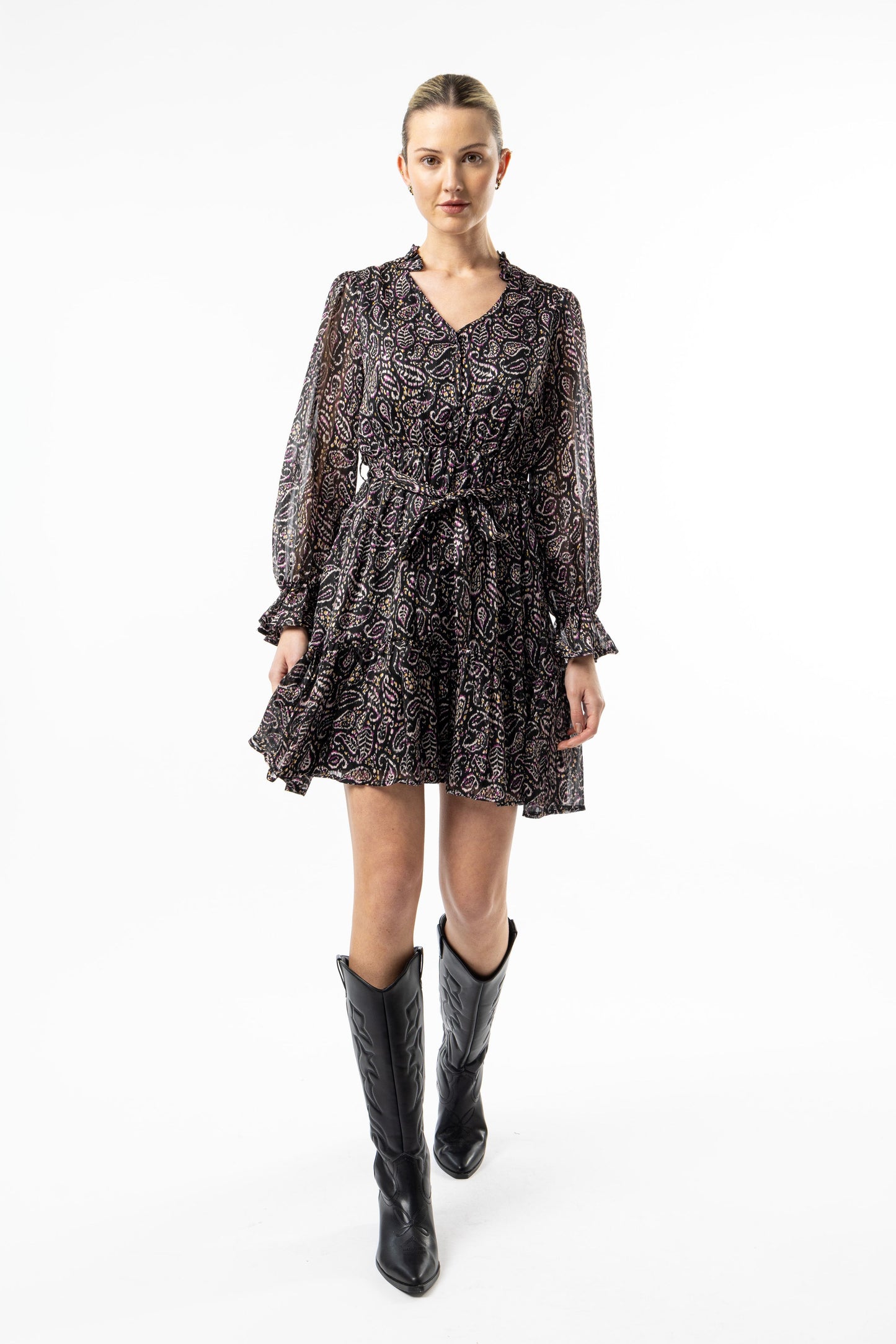 ANGELEYE BLACK EUNHA DRESS