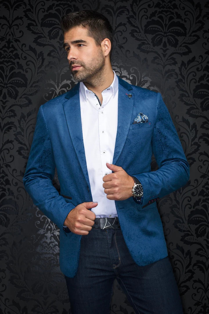 AU NOIR JACKMAN BLAZER - INDIGO