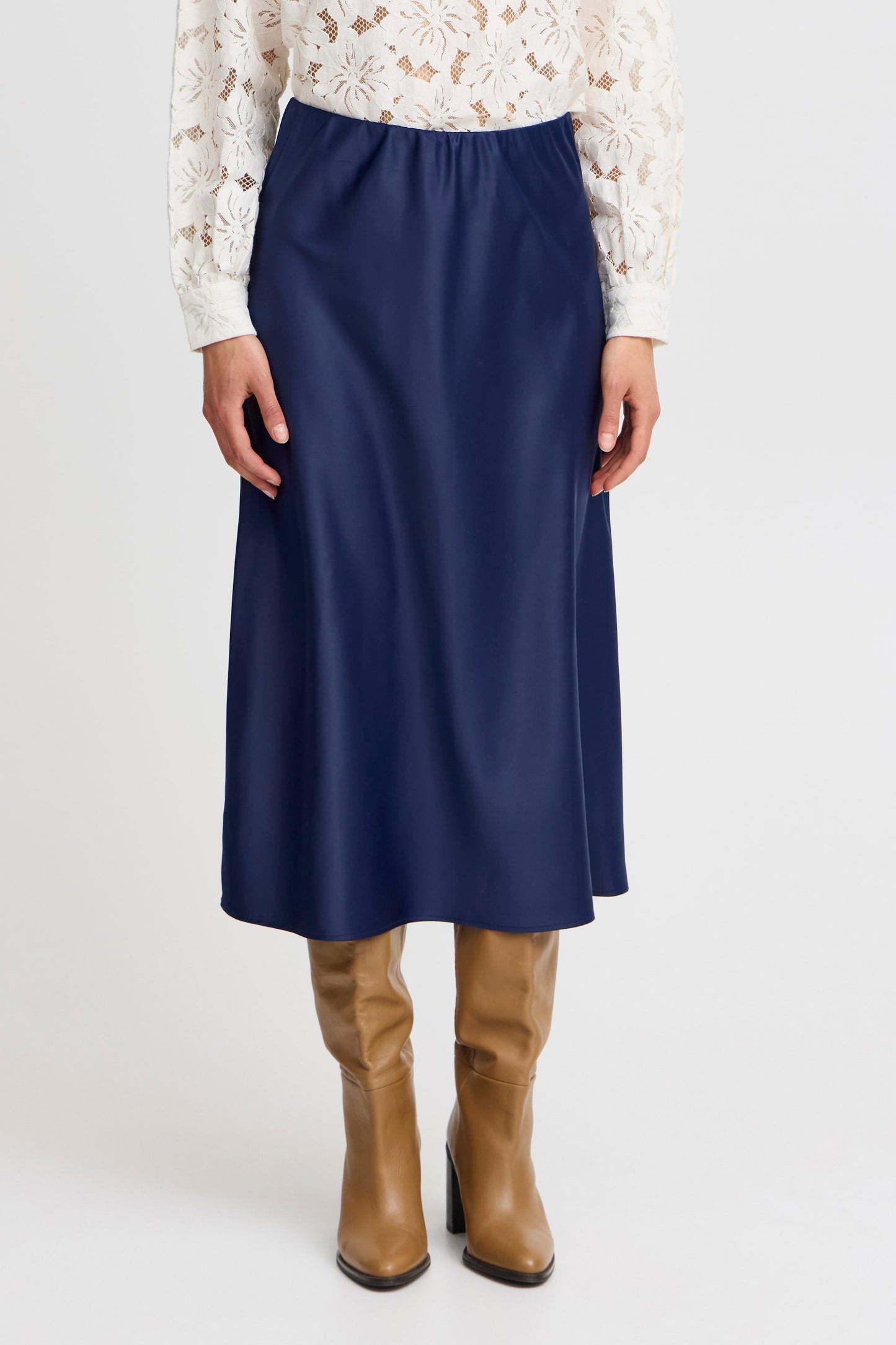 FRANSA VINTAGE INDIGO NATA SKIRT