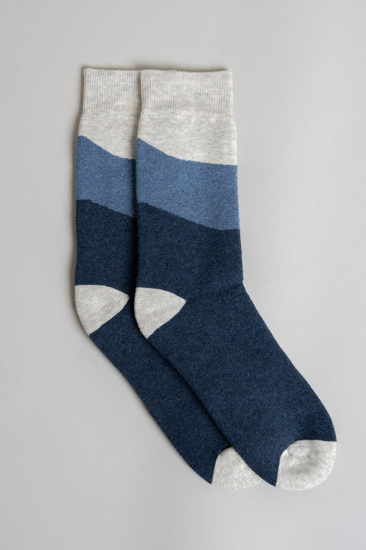 WANAKOME UNISEX FAR HORIZONS SOCKS MIDNIGHT MIX