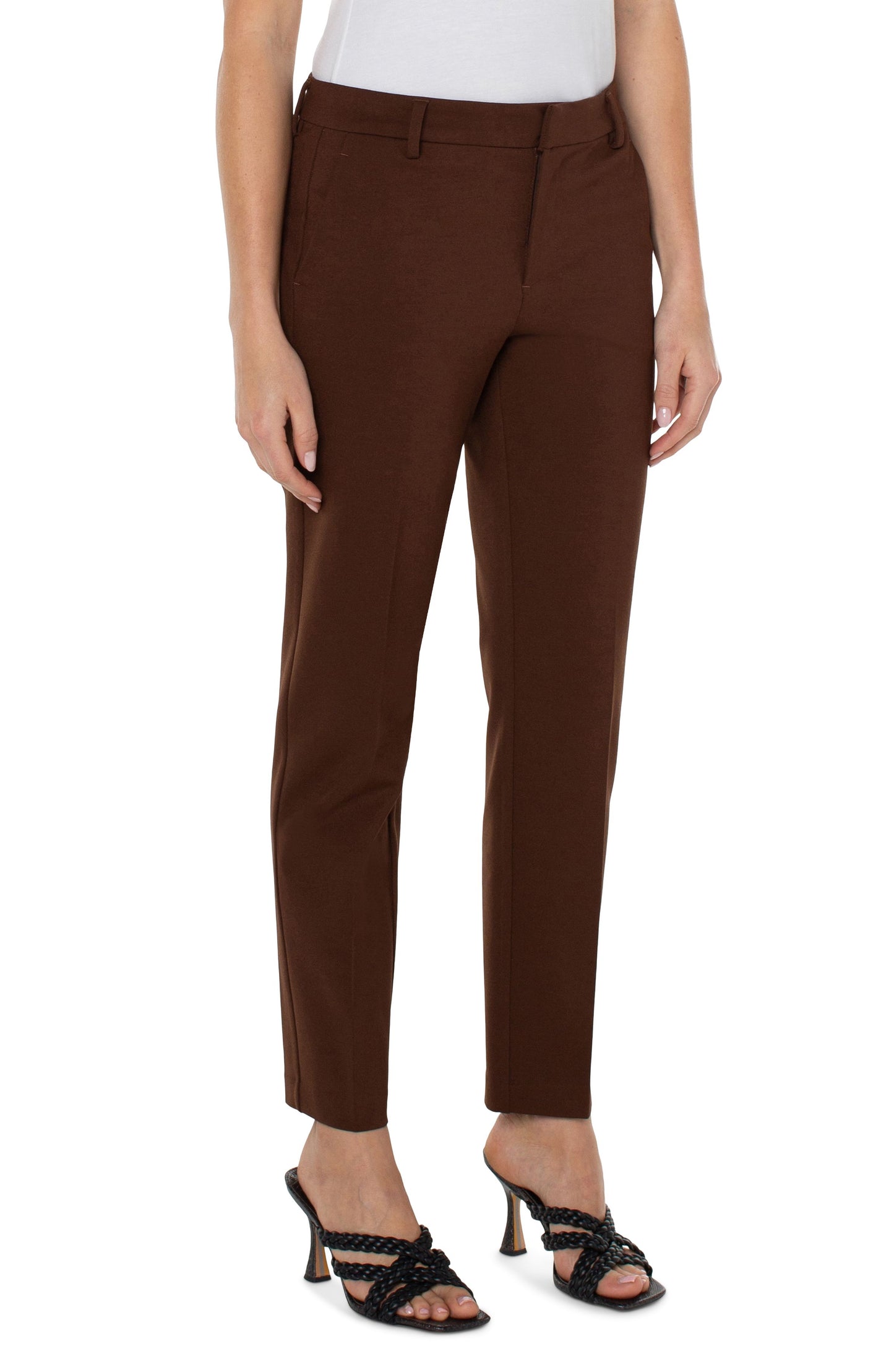 LIVERPOOL BROWNSTONE KELSEY TROUSER