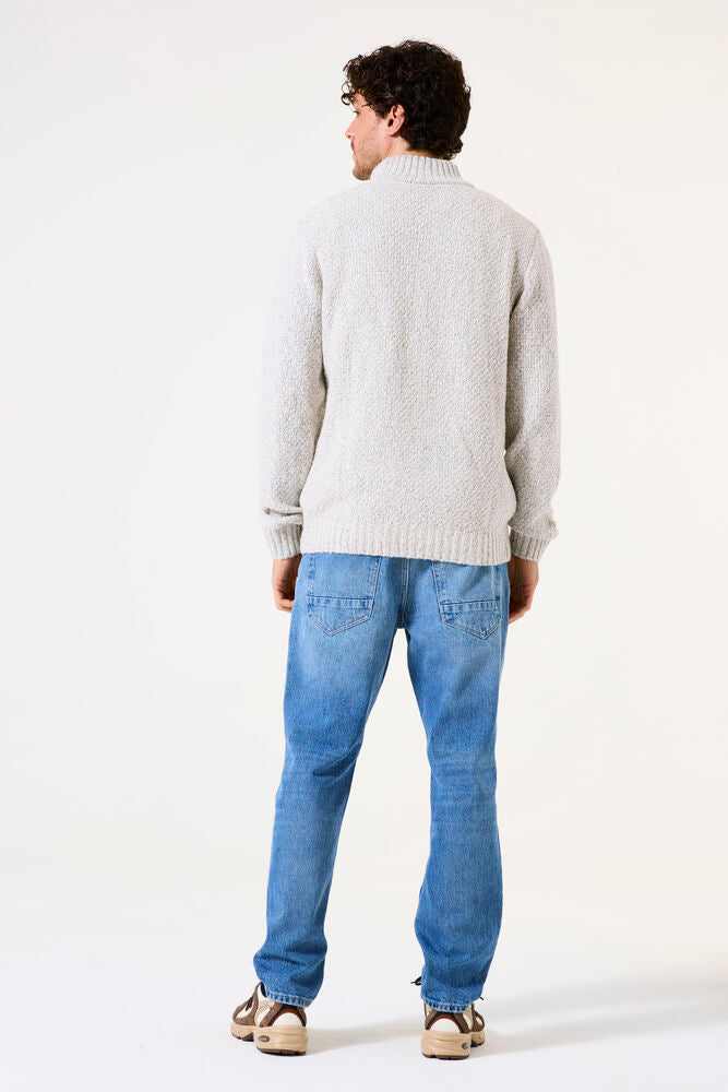 GARCIA MEN'S KNITTED CABLE SWEATER IN KIT