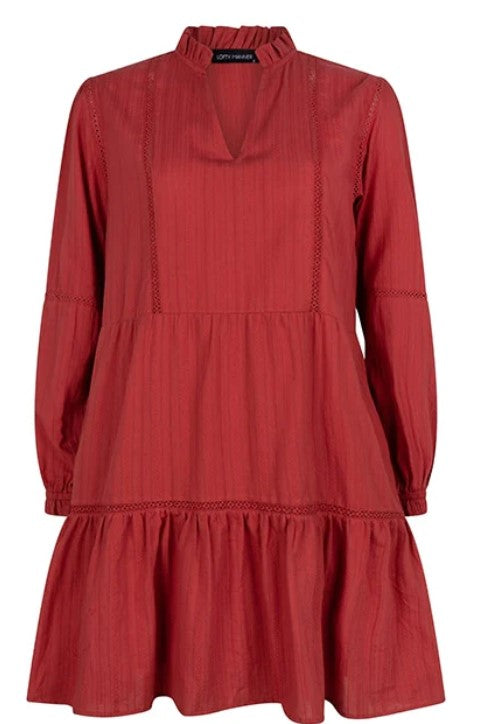LOFTY MANNER MARLON RED DRESS