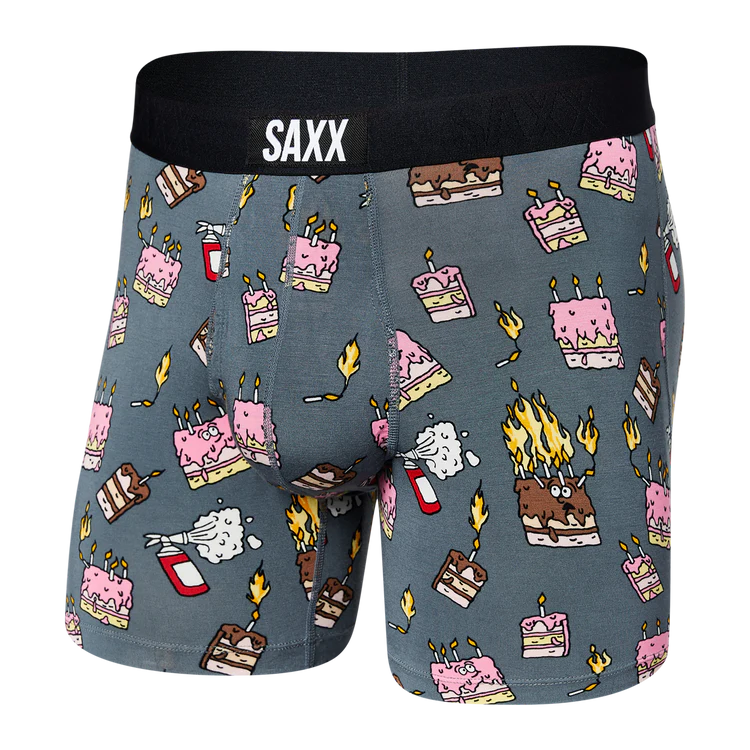 SAXX ULTRA BOXER BRIEF - FIRED UP TURBULENCE