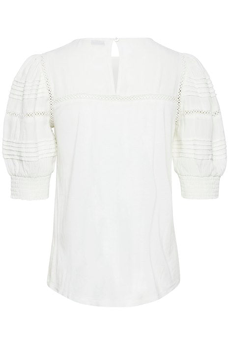 B.YOUNG PRIMROSE OFF WHITE TOP