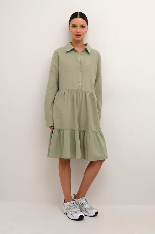 KAFFE SEAGRASS NAYA DRESS