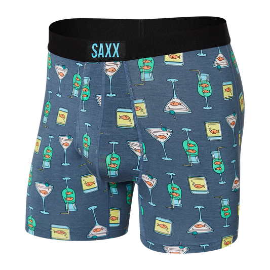 SAXX ULTRA BOXER BRIEF - NAUTICAL NIGHTCAP