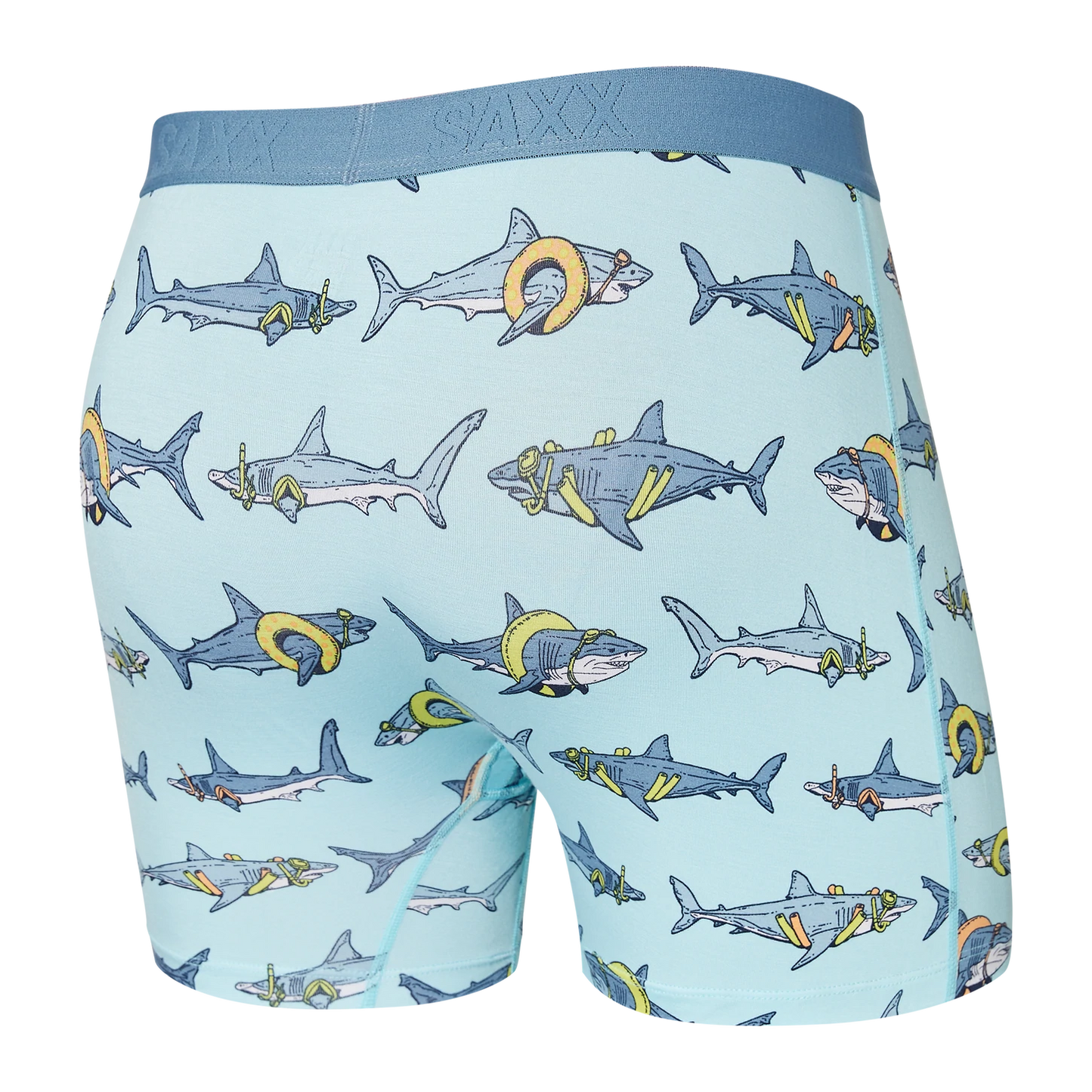 SAXX ULTRA BOXER BRIEF - POOL SHARKS IN SEA GLASS